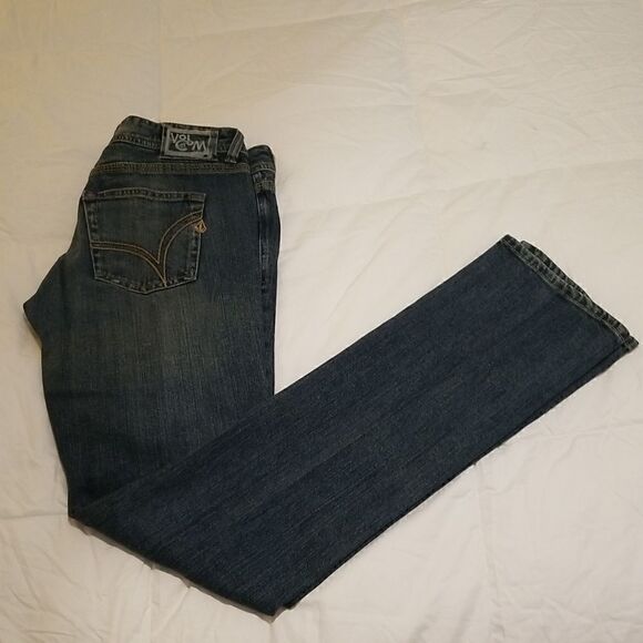 Volcom Womens Denim Light Blue Size 11 - Picture 1 of 15